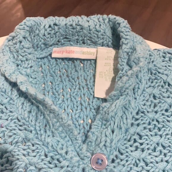 Mary Kate & Ashley crochet cardigan. Girls 24M. - Picture 2 of 5